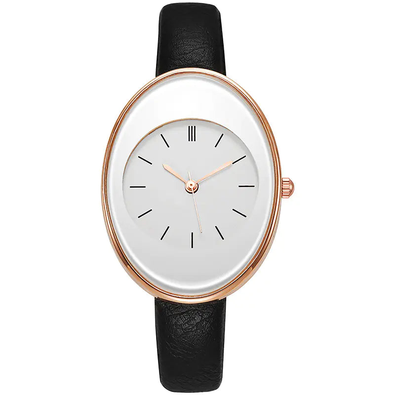 2022 Women's Fashion Minimalist Quartz Watch with Leather Band