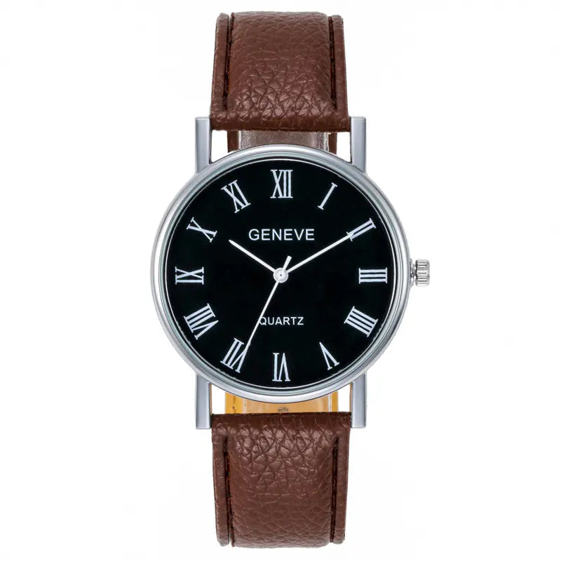 Genuine Leather Couple's Watches