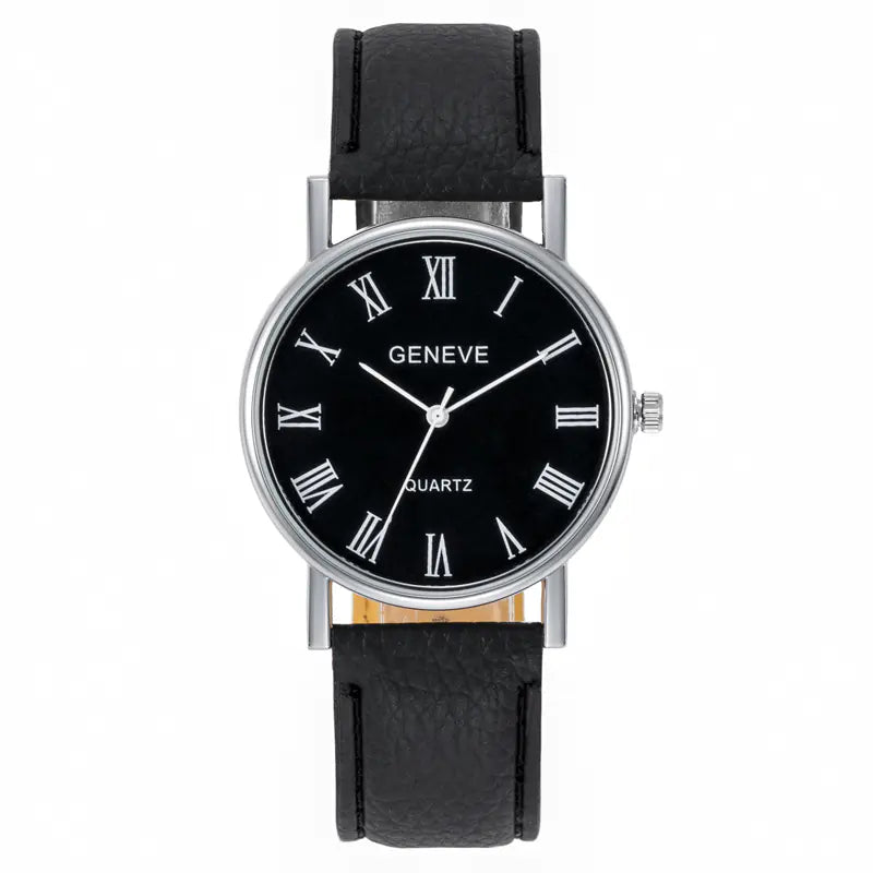 Genuine Leather Couple's Watches