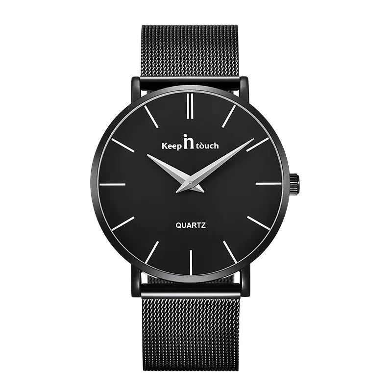 Slim Quartz Watch for Men - Minimalist Two-Hand Design