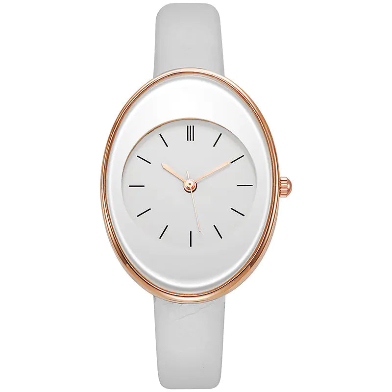 2022 Women's Fashion Minimalist Quartz Watch with Leather Band